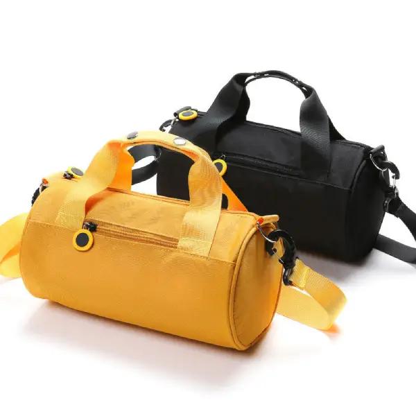 Round Barrel Mini Shoulder Gym Duffle Bag